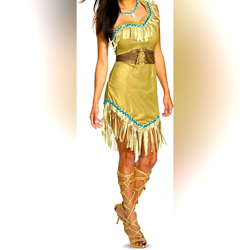 Pocahonta costume.